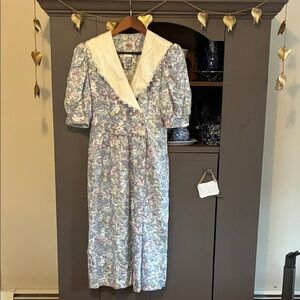 Lanz floral dress vintage 1990s—with POCKETS!😍